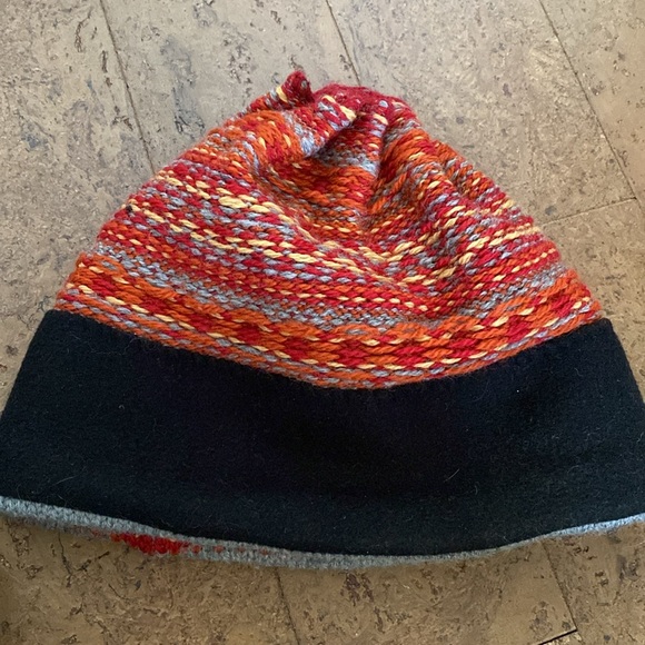 Merkley headgear vail bright multi colour red orange yellow grey! beanie/hat - Picture 8 of 16